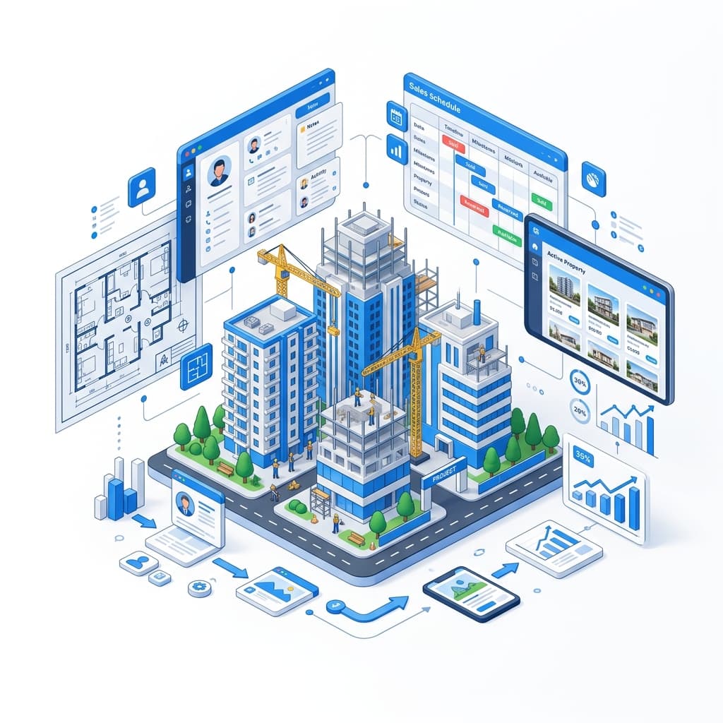 CRM para Desarrolladoras — Hoy Vende Más